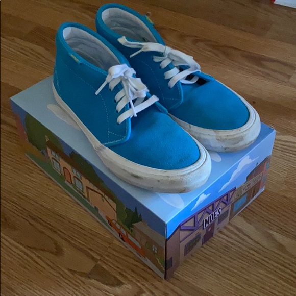 vans chukka bart simpson